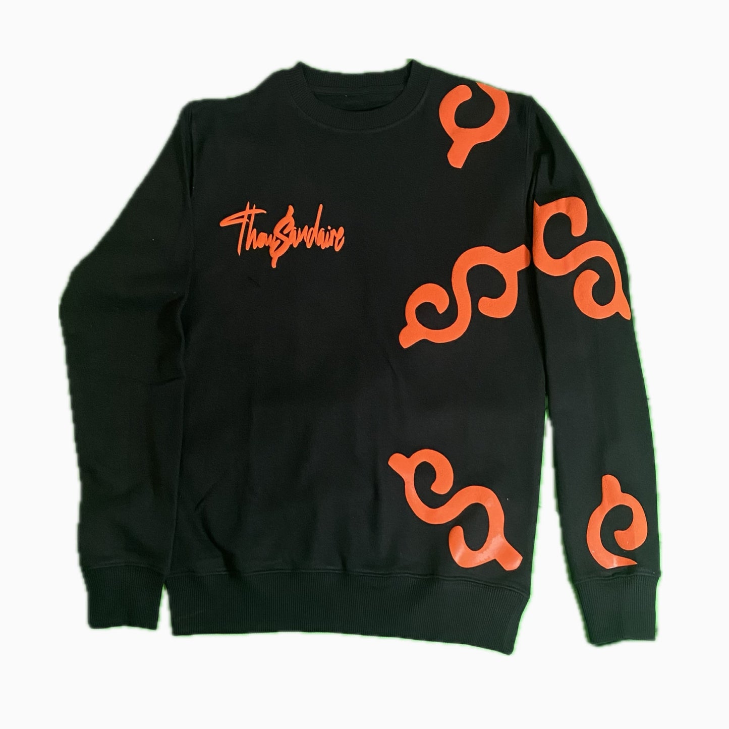 Black Orange Thowsandaire Sweater ￼