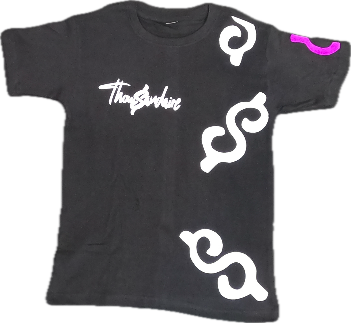 Black White Purple Thowsandaire T shirt