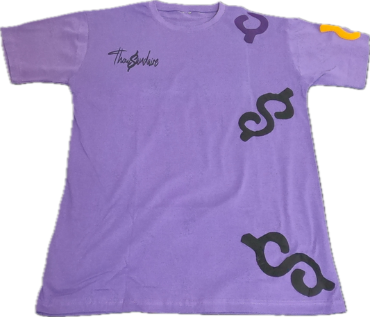 purple Black yellow Thowsandaire T shirt