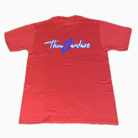 Thowsandaire T Shirt Blue and Red