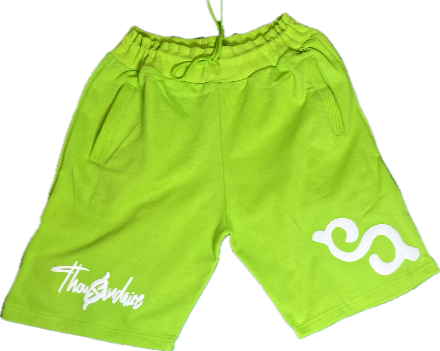 Lime Green Thowsandaire Shorts ￼