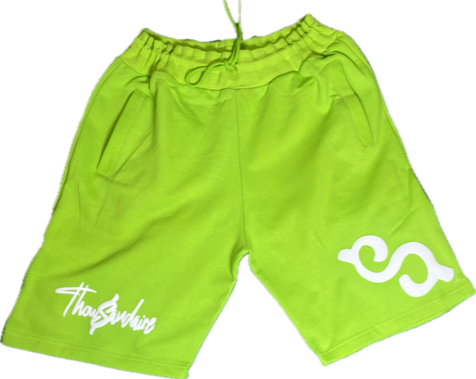 Lime Green Thowsandaire Shorts ￼