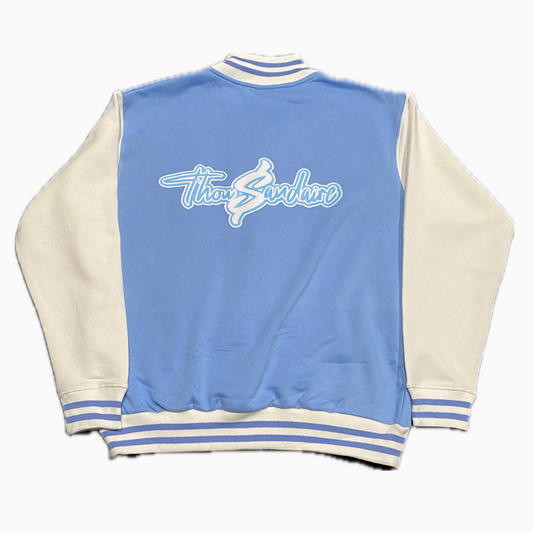 Thowsandaire  Sky Blue varsity Jacket