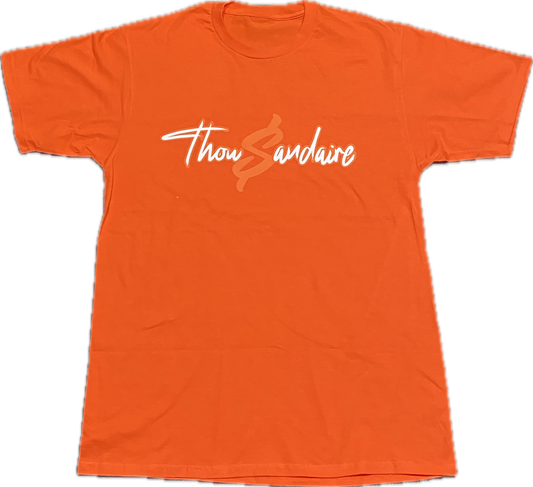 Thowsandaire Orange t shirt