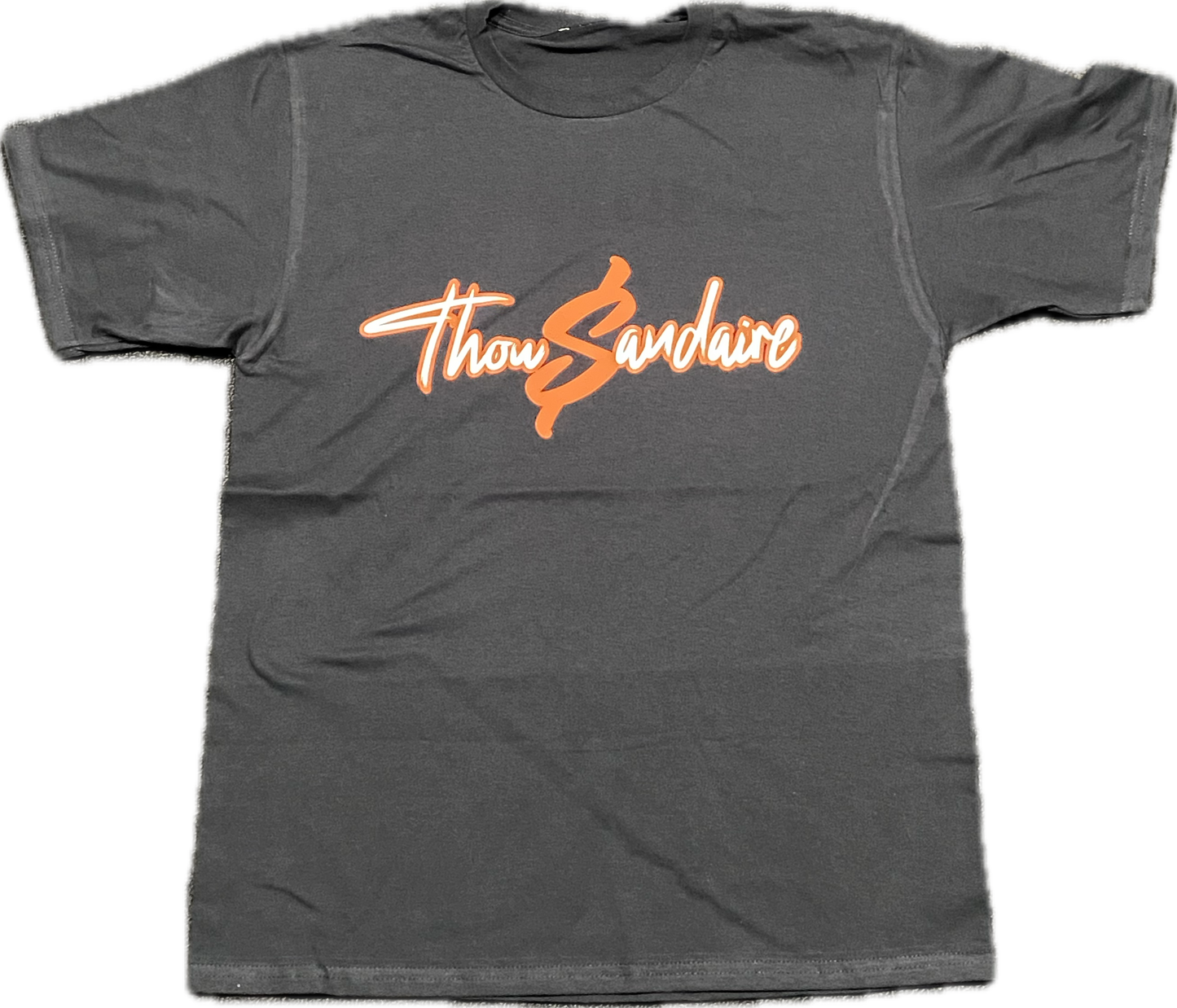 Thowsandaire Black and Orange T shirt