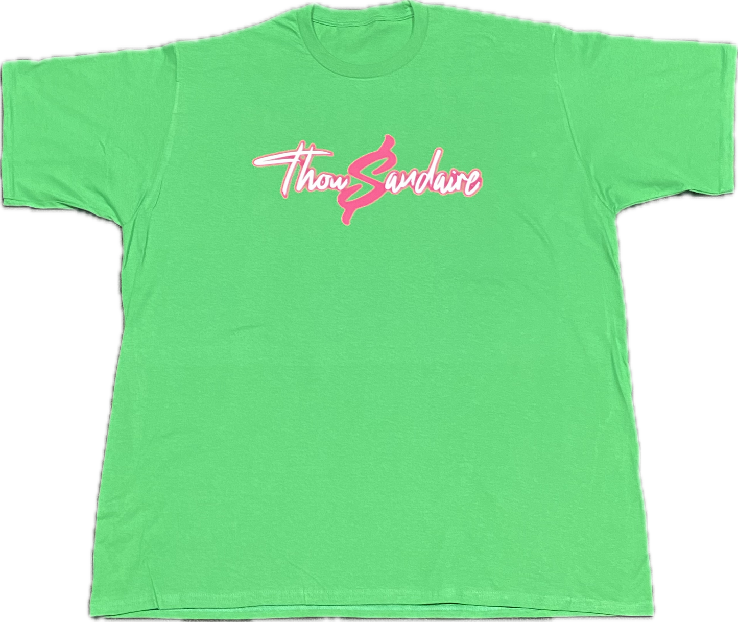 Thowsandaire Green and Pink t shirt